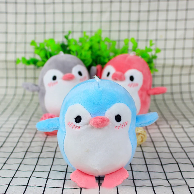 12CM Pinguin Gefüllter Plüsch-Schlüsselanhänger Anhänger Spielzeug Kinder Geschenk Anhänger Schlüsselanhänger Plüschtier Puppenkleidung, Taschen, Hängedekoration