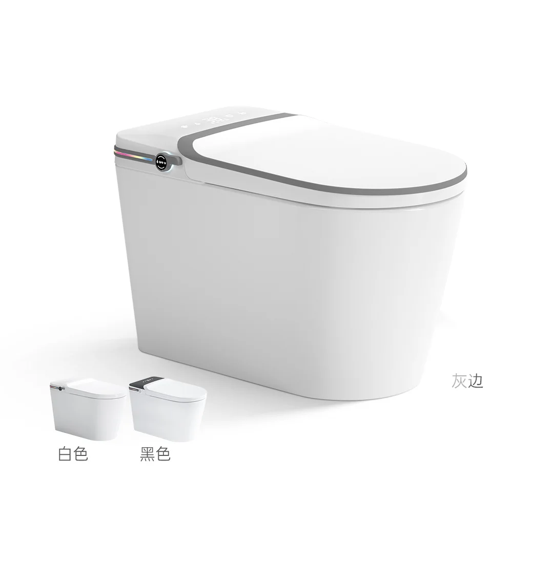 

Direct Factory Smart Toilet-Radar Sensor Heated Seat Remote Control Rear Washing Auto Flush Modern