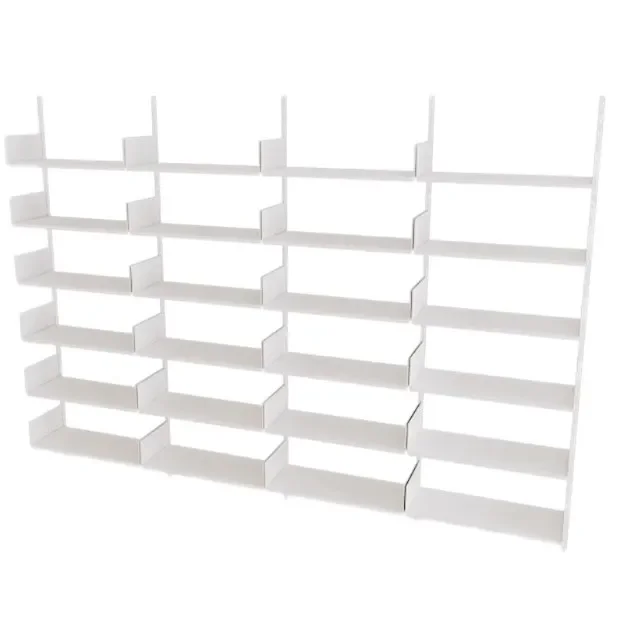 Simple ins multi-layer bookshelf wall wall hanging track system shelf wall hanging floating bay window