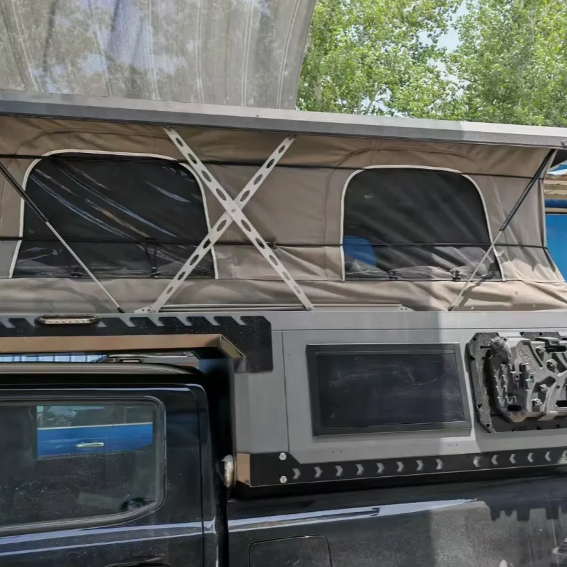 Special-Shaped Camel Back Outdoor Camping Trunk Modification Self-Driving Travel Waterproof Room Box Pickup Truck RV