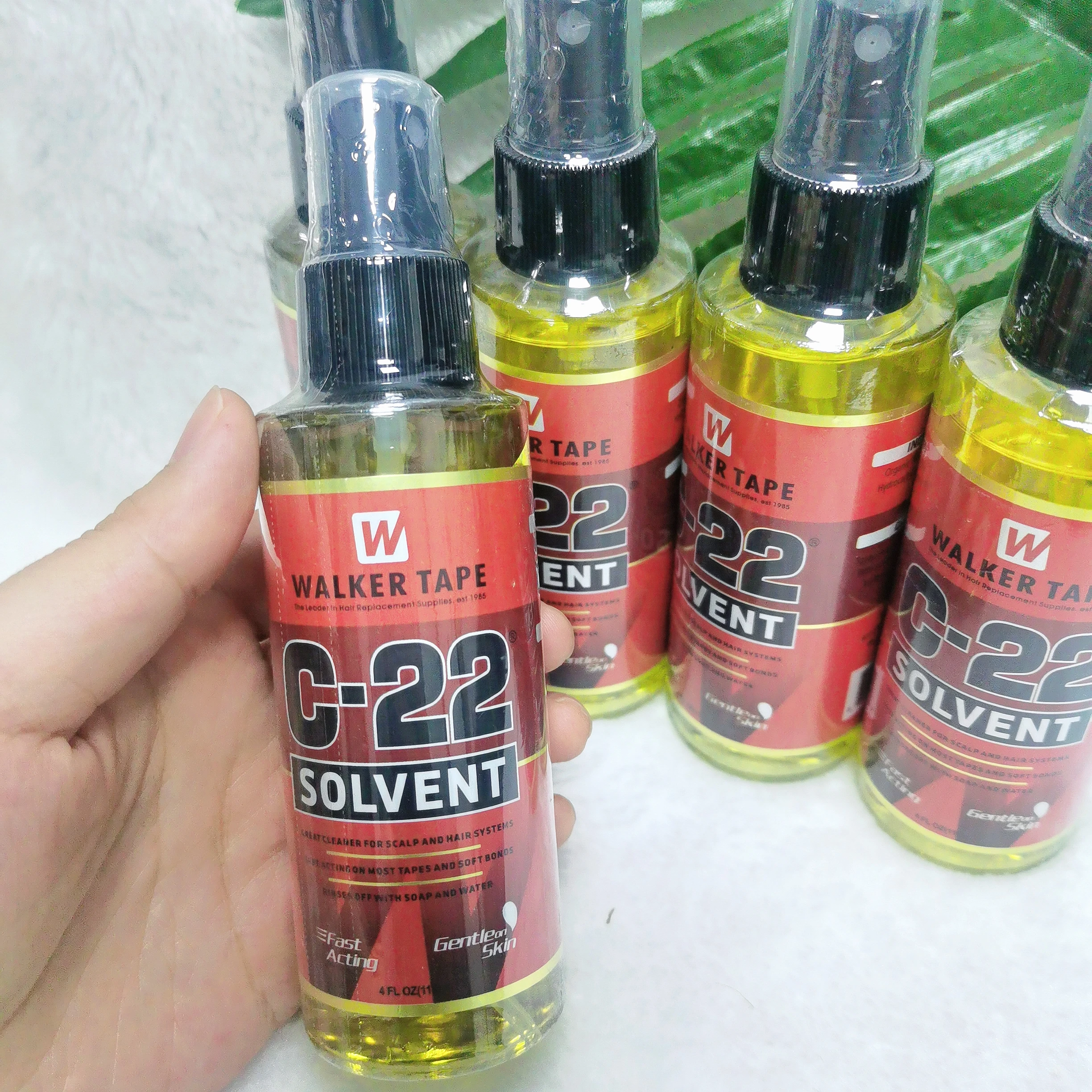 4oz 118ml C22 Walker Tape Ultra Hold Hair System Adhesive & Solvent Wig Glue Remover for Lace Wigs Toupee Closure image 6