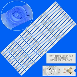 LED Backlight strip for 55C715 55C811 55C815K 55C715 55C717 55C716 55C78 TCL-55P10-3030FC-12X6-LX20200106 YHF-4C-LB5506-YH10J
