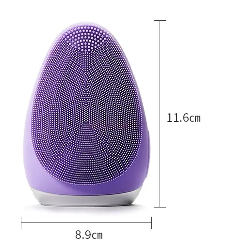 Silicone facial cleanser, charging ultrasonic vibration cleanser, multifunctional facial pore cleaning and beauty instrument