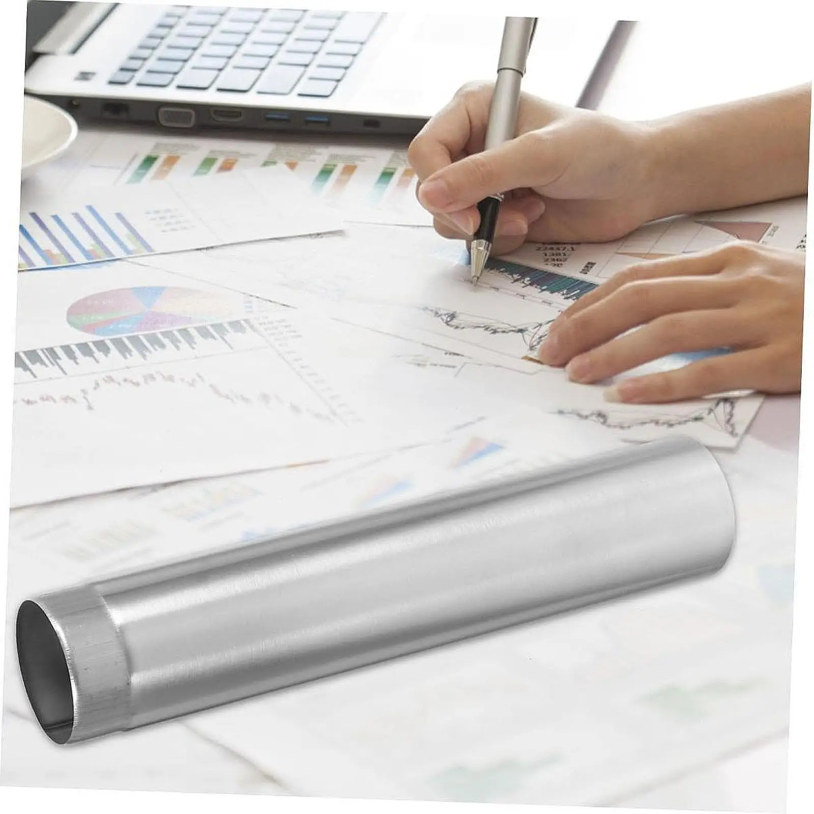 certificate-holder-tube-metal-document-storage-tube-sturdy-stainless-for-certificates-posters-plans