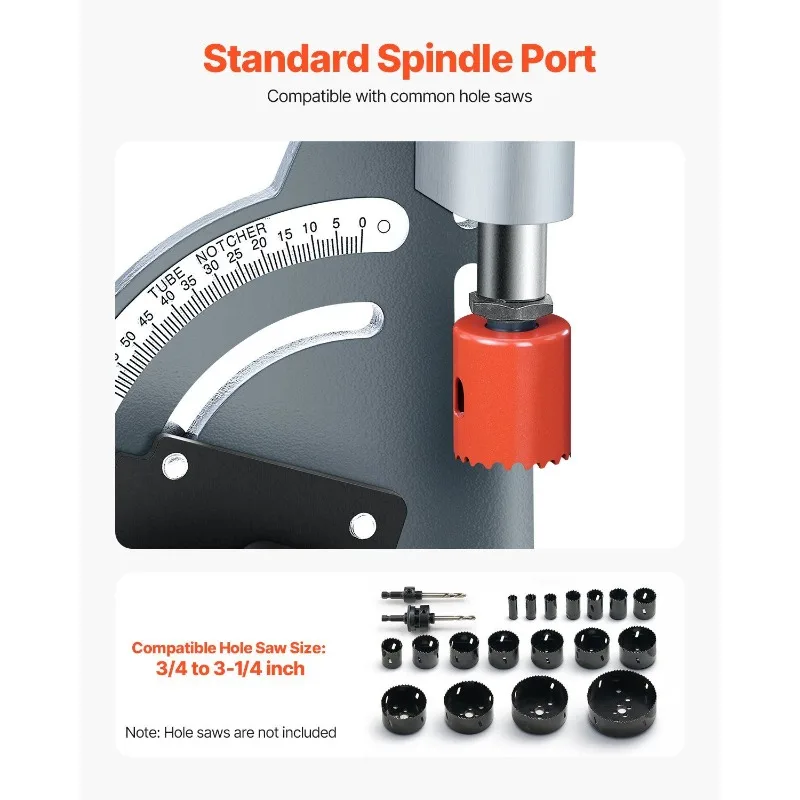 أداة أنابيب الأنابيب لأنابيب 1/2 إلى 2 بوصة مع 0 - 60 °   زاوية قابلة للتعديل
