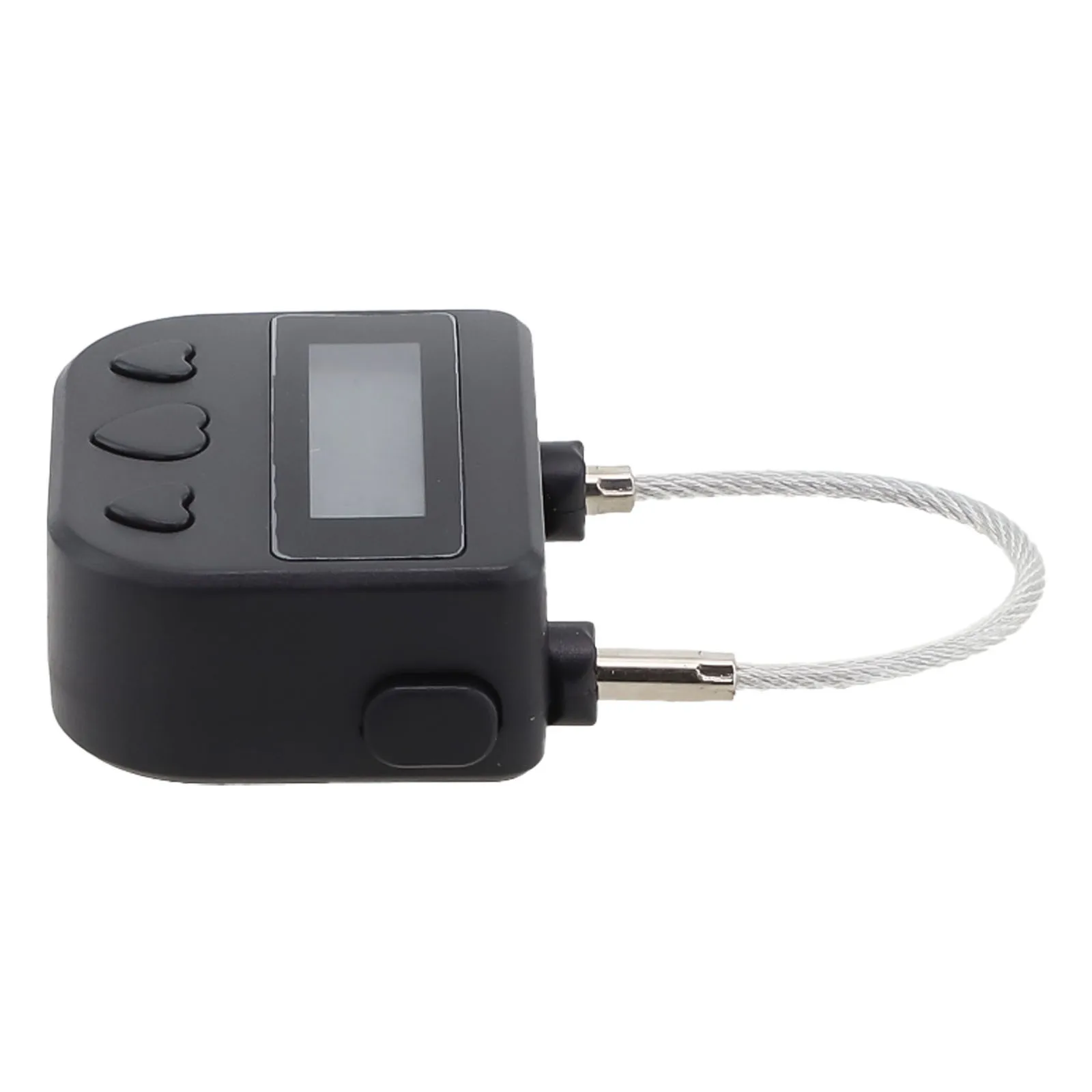 USB Time Lock 7.3*4.7*2cm ABS Lock Purpose Rechargeable Steel Wire Time 1 Hours Waterproof 5V Charging Voltage