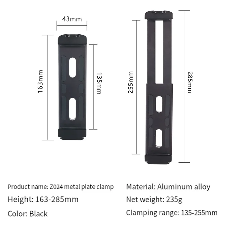 Алюминиевое крепление для штатива с адаптером для холодного башмака, зажим для планшета, подставка, держатель, регулируемая на 360 градусов подставка для планшета