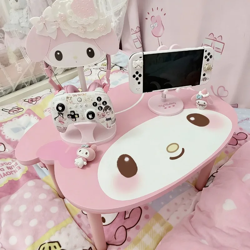 New New Kawaii Hello Kitty Cartoon Folding Bed Tray Table & Desk for Dormitory Study Writing and Home Meal Student Gift for Life Use - Aliexpress Deal