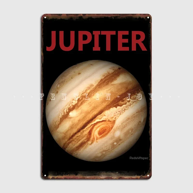 Jupiter The Gas Giant! Metal Sign Cinema Kitchen Wall Create Plaques Tin Sign Posters