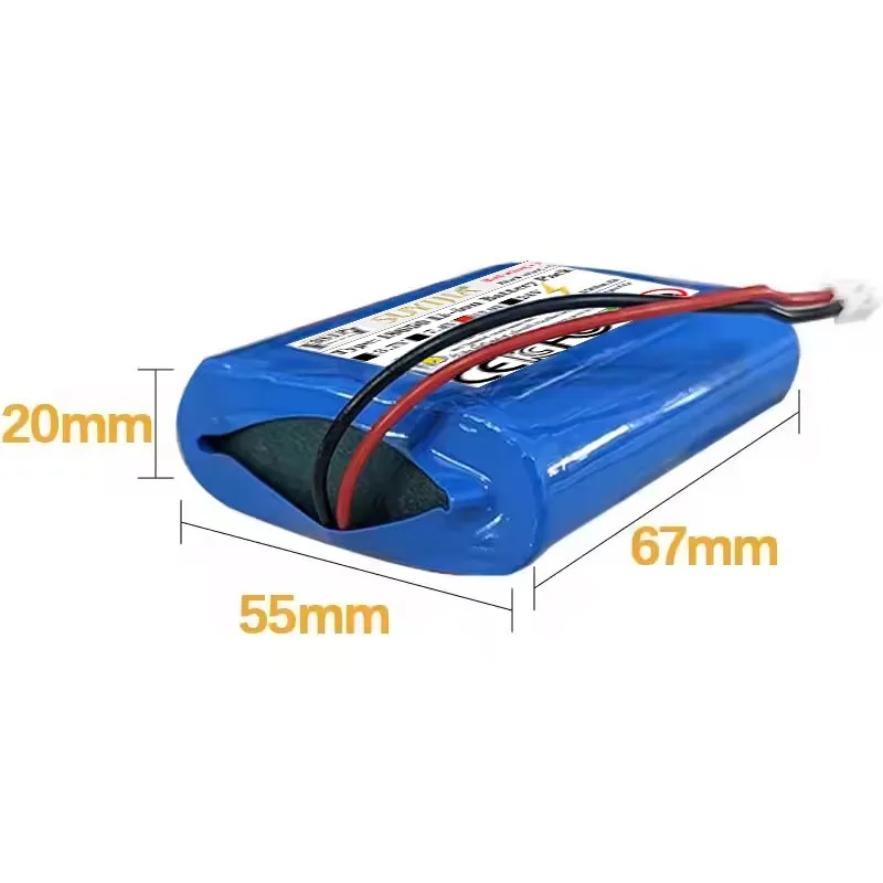 18650 makes 3S1P-18650 Eddie lithium-ion battery, 3S1P/12.6V/3500mAh/11.1V, used for: CCTV, cameras, backup power supply