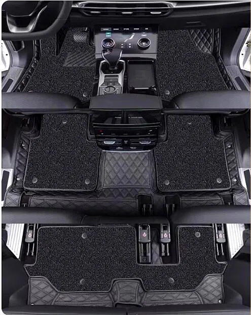 

Хорошее качество! Специальные автомобильные коврики на заказ для Toyota Land Cruiser Prado 150 2023-2010, 7-местные, двухслойные, для LC150