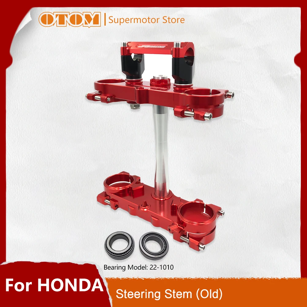 

Motorcycle Accessories CNC Steering Stem Triple Tree Clamp Handlebar Riser Mount Adaptor For HONDA CRF250R CRF450R 2004-2007