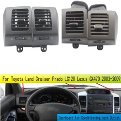 Dashboard Air Vent Outlet For Toyota Land Cruiser Prado 120 Lexus GX470 2003-2009 Air Conditioning Conditioner Grille