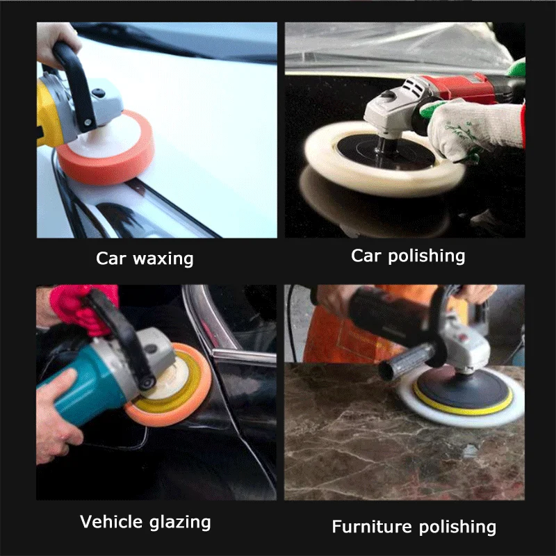 

1 set Car Polishing Sponge Pads Kit Foam Pad Buffer Polishing Machine Wax Pads 3/4/5 Inch for Removing Scratches Car Accessories