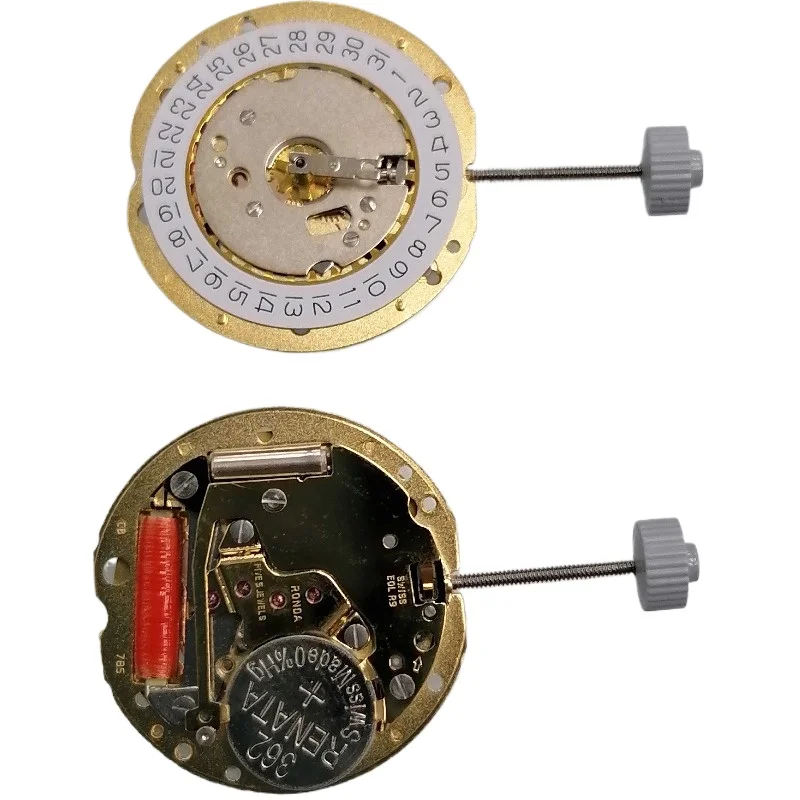 For Watch Accessories 785 Gold Machine White Machine Three-character, Electronic Three-needle Quartz Movement