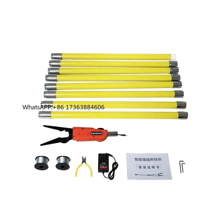 

Hand-held Optical Cable Hook Attachment Portable Fiber Optic Cable Binding Machine
