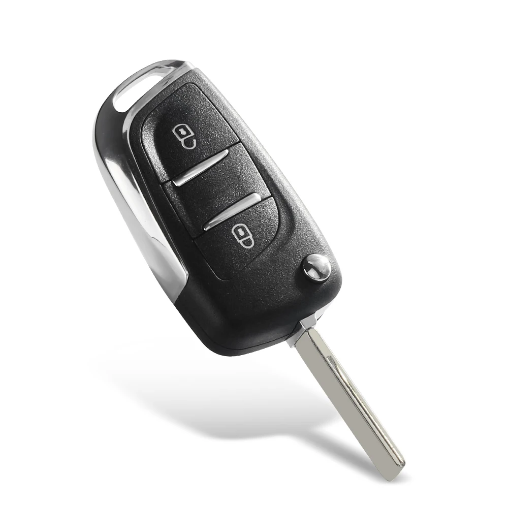 KEYYOU ASK/FSK 433Mhz ID46 Modifizierter Autoschlüssel für Peugeot 306 407 807 Partner für Citroen C2 C4 C5 C6 Berlingo Picasso Ce0536 – Detail 5