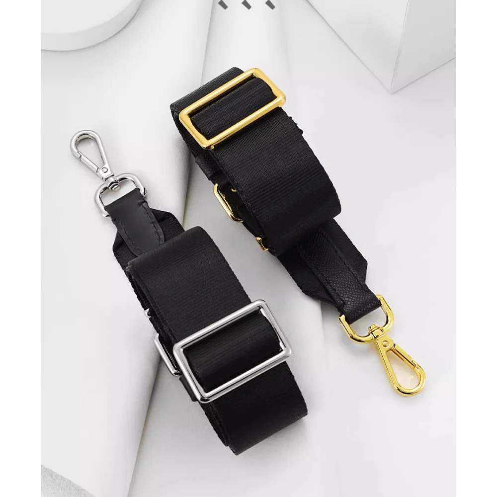 

The Wide Shoulder Strap Wwith Adjustable Diagonal Strap For Single Selling Suitable For Prada Black Bag Three In One Replacing