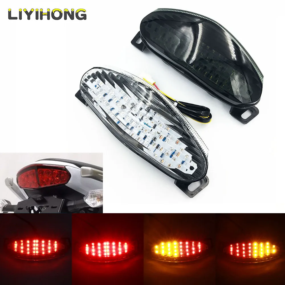 For Kawasaki Ninja 650R ER6N ER6F ER 6F 6N 2009 2010 2011 Motorcycle Rear Tail Light Brake Turn Signals Integrated LED Light