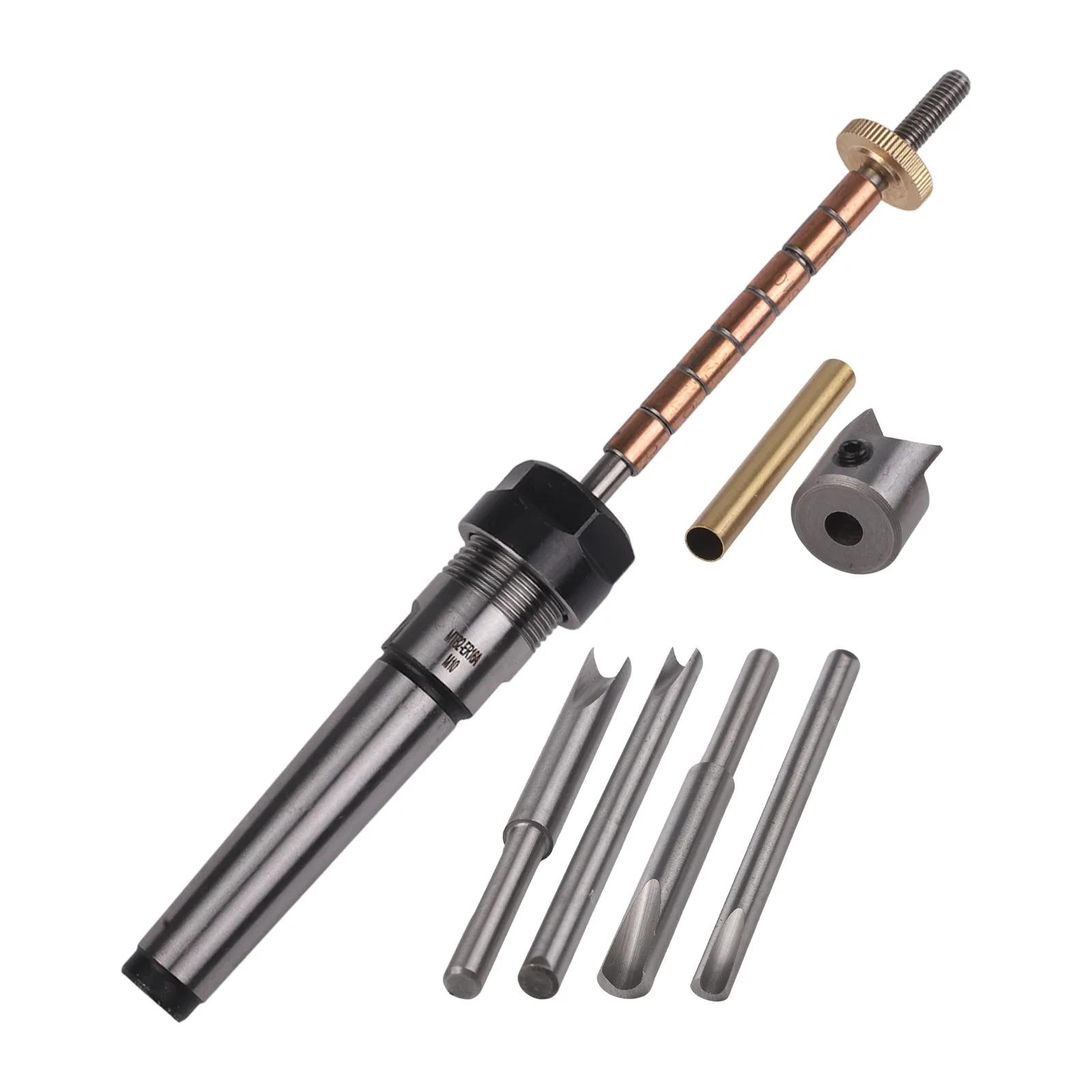 8PCS Pen Turning Mandrel 7mm Turning Mandrel,Drill Bit Pen Mandrel, Wood Turning Pen Kits Hand Tools Accessories Cutting Parts