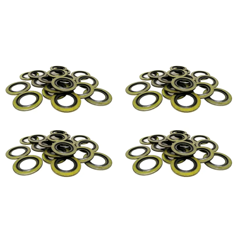 

80PCS Engine Oil Drain Plug Gasket 016393/016454 For Citroen,Toyota,Renault,Fiat,Iveco,Nissan,Opel,Volvo,Mini