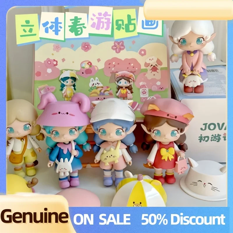 

Genuine Jova Journey Series Pvc Blind Box Jova Model Figure Kawaii Desktop Creative Decoration Cute Doll Trend Toy Girl Gifts