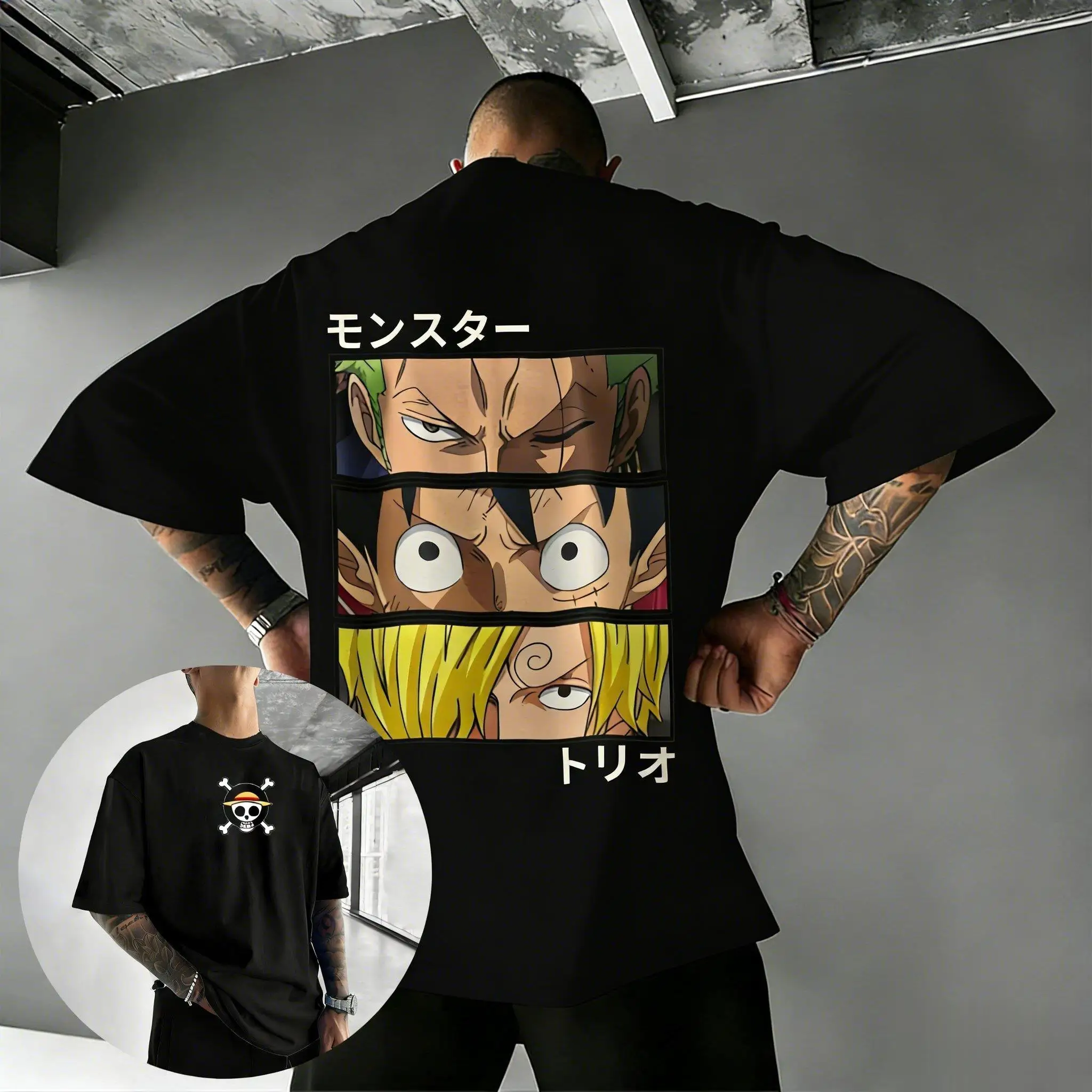 

One Piece Anime T Shirt Men Women Cotton Short Sleeve Tee Tops 2026 Summer Luffy Zoro Sanji Graphic Print Streetwear Casual Y2k