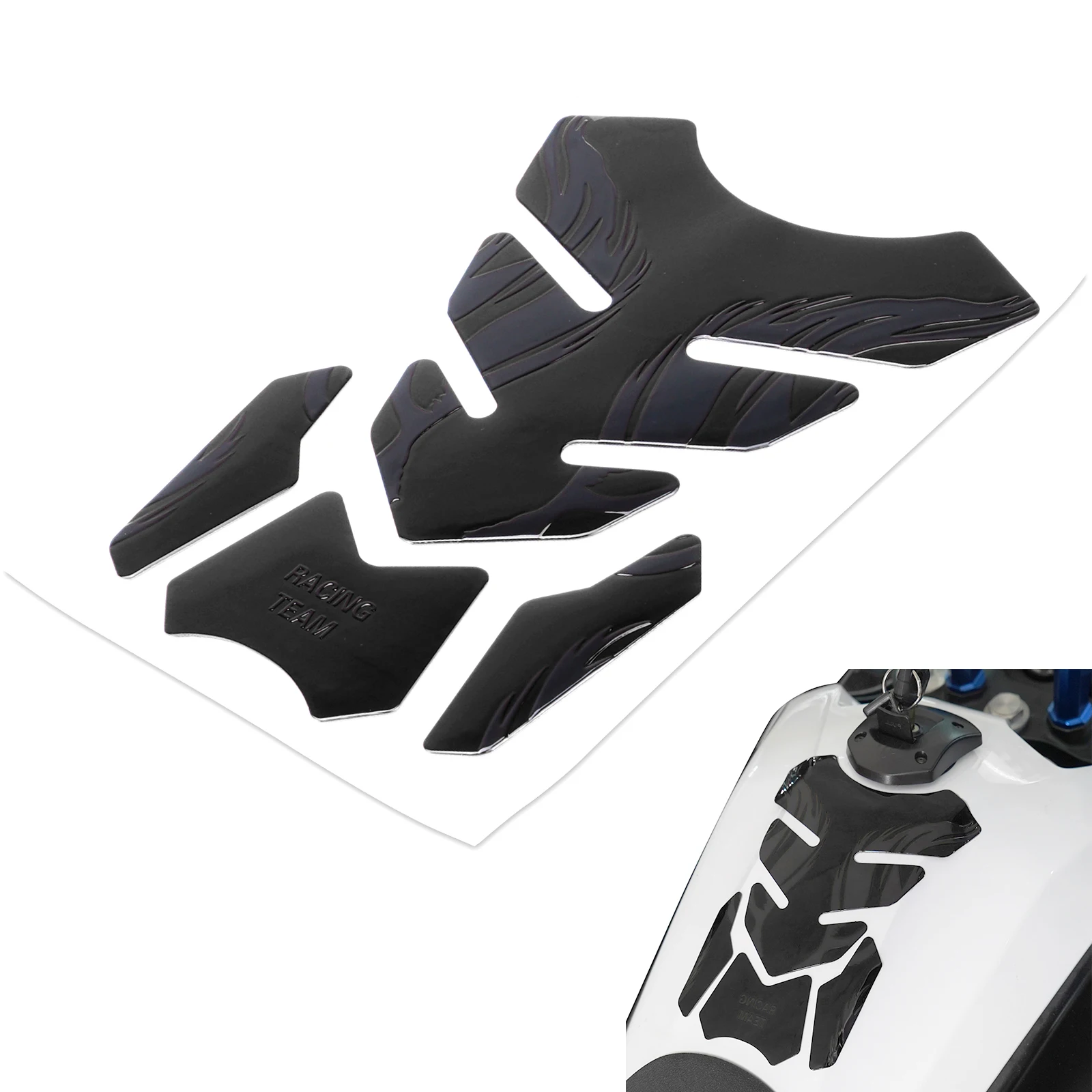 Universal Motorcycle Tank Sticker Carbon Protector Decals for BMW Yamaha Honda Kawasaki Ktm Ducati Motorcycle Accessories Parts