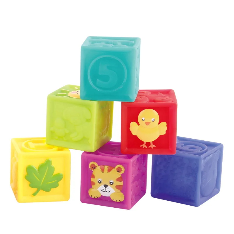 ZK20 Soft Blocks Kleinkind Kinder Baustein Spielset 9 Spielzeugblöcke