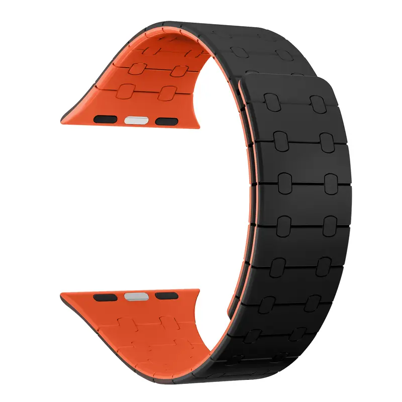 Magnetic Silicone Band for Apple Watch Ultra 3 2 49mm 44mm  46mm 42mm 40 41mm 45mm Strap Bracelet IWatch Series 11 10 9 8 7 6 SE - Image 16