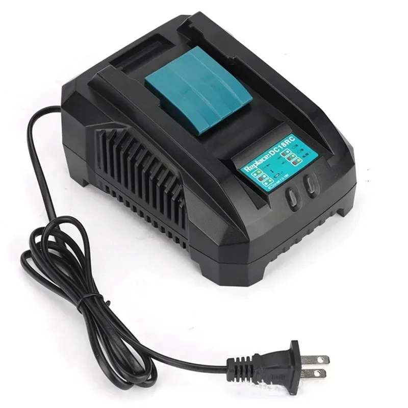 New MT Single Charge Fast Charger Is Suitable For Makita Power Tool 14.4-18V Lithium Battery Pack US-Plug Black Abs 1 PCS