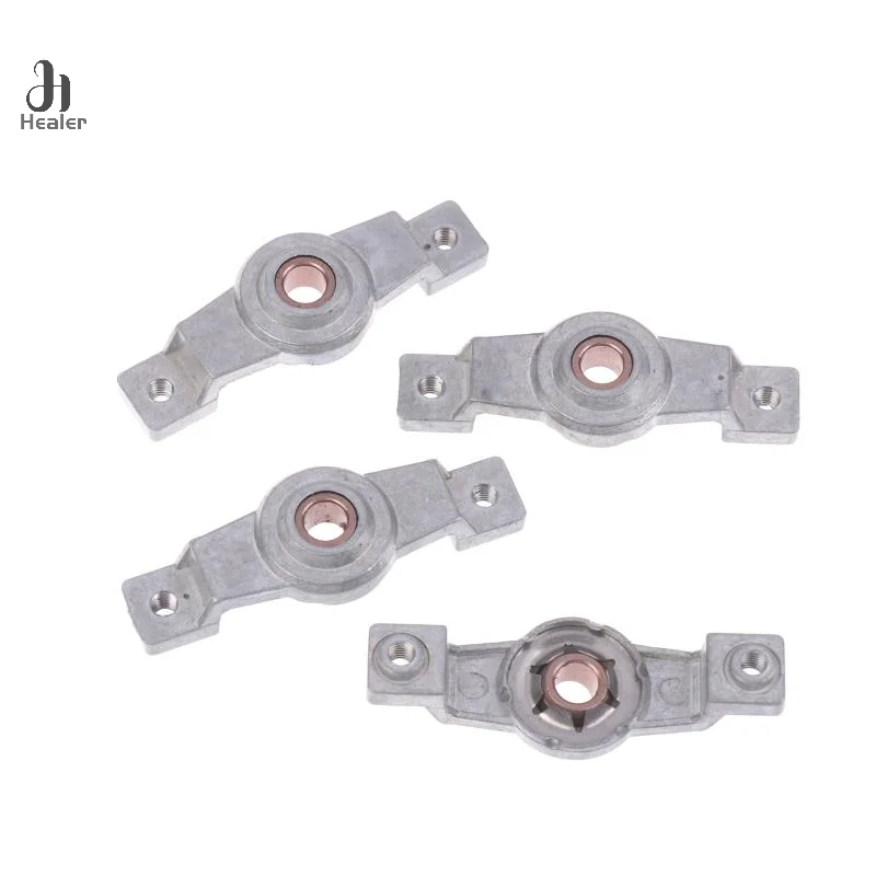 2/4 pezzi staffa motore polo ombreggiato per motori YJ61 con palo coperto supporto blocco albero cuscinetto supporto di fissaggio
