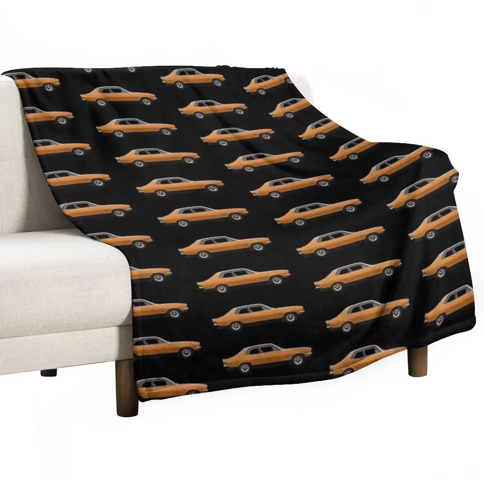 

LJ Torana GTR XU-1 Holden 1972 Indy Orange on Black Throw Blanket decorative For Sofa Thin Bed linens Blankets For Bed Blankets