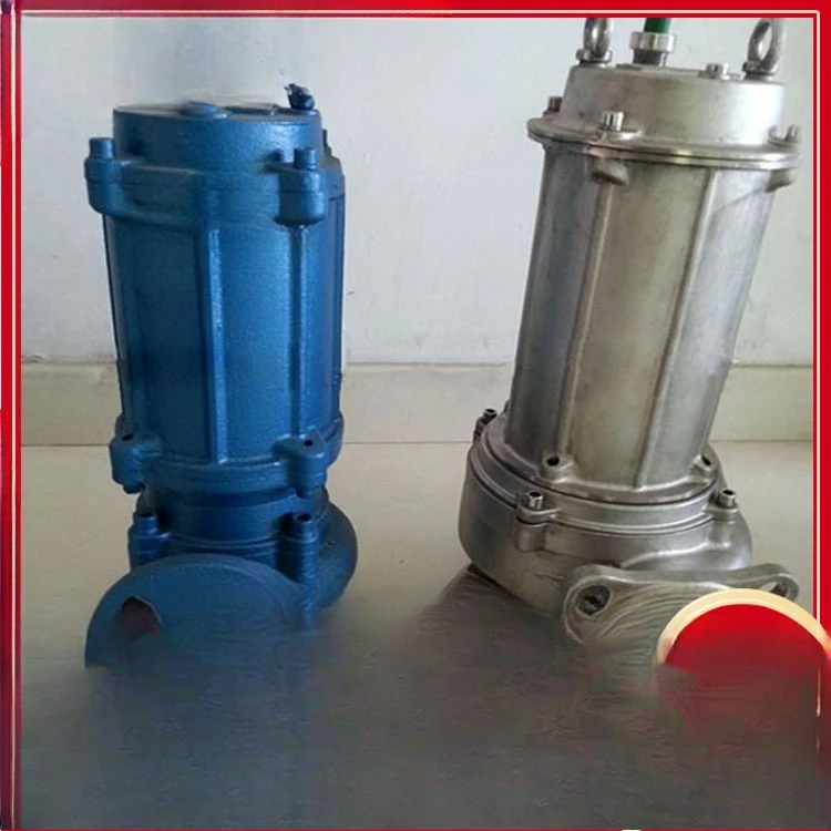 Working principle of submersible sewage pump Non-clogging submersible sewage pump