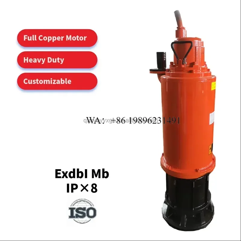 Wmwmnu for Submissible 7.5hp 10hp High Efficiency Wear Resistant 8 Inch Bearing High Pressure Sewage Sand Dredge Slurry Water