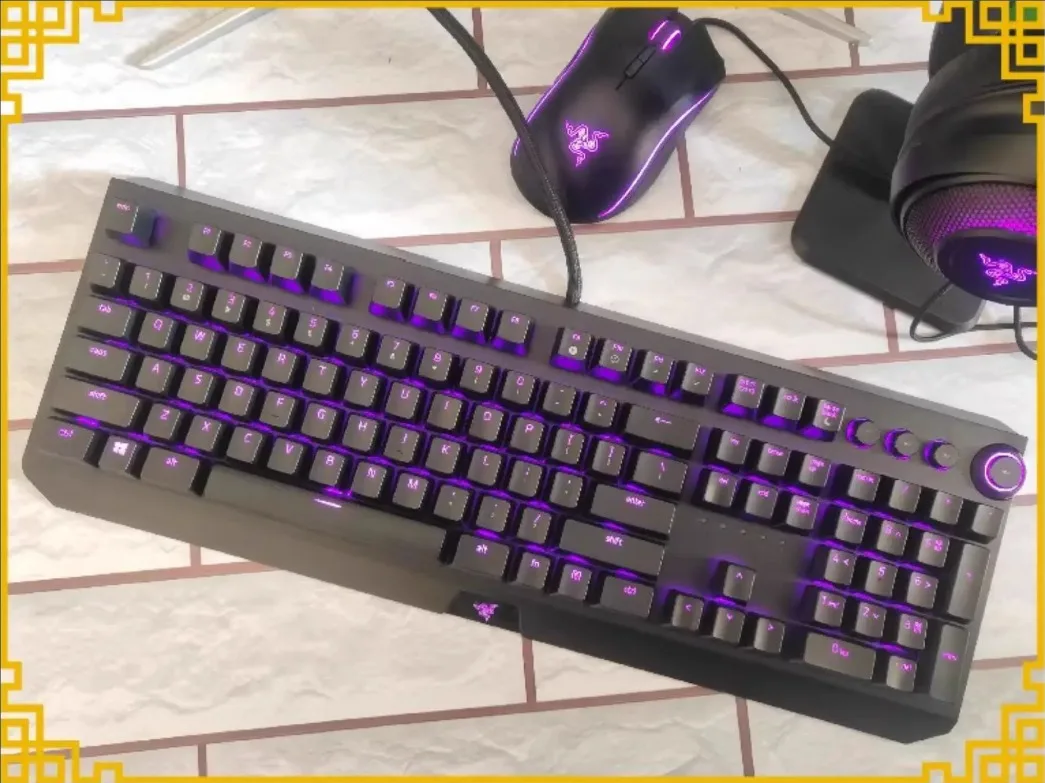 Razer  BlackWidow Elite Edition RGB esports gaming computer mechanical keyboard(used)