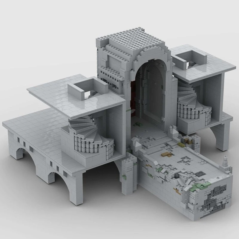 13669PCS Moc Medieval Ancient Castle Model Building Blocks DIY Sets Education Assembly Bricks Toys Kids Surprise Christmas Gifts