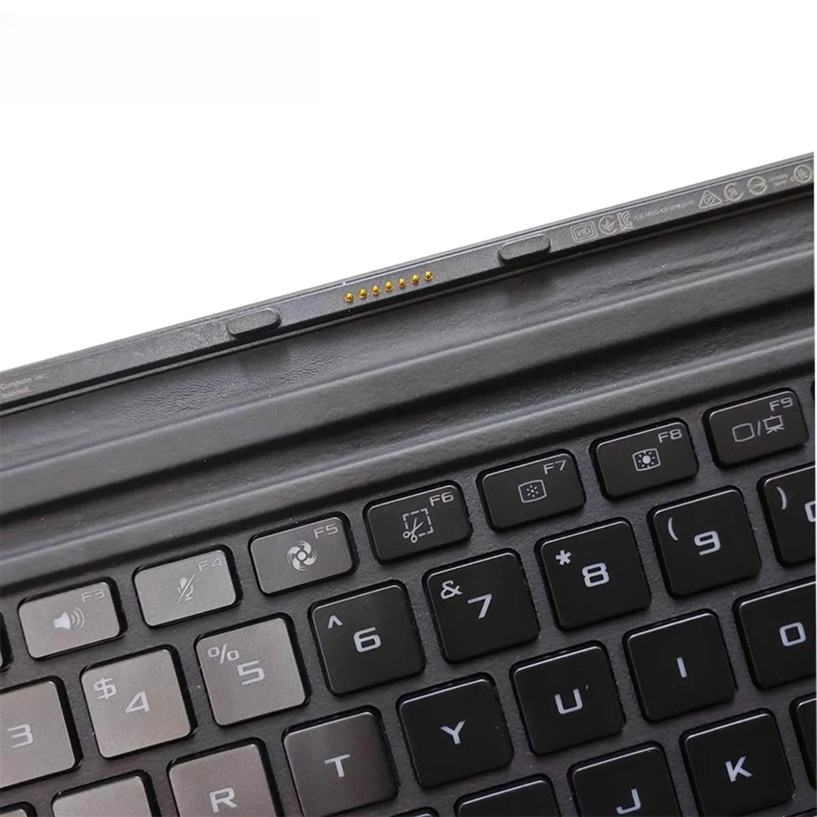 95 NEW Used For ASUS ROG X Flow Z13 GZ301ZA (2022 Year) US Keyboard Palmrest with Backlit Black 13.3