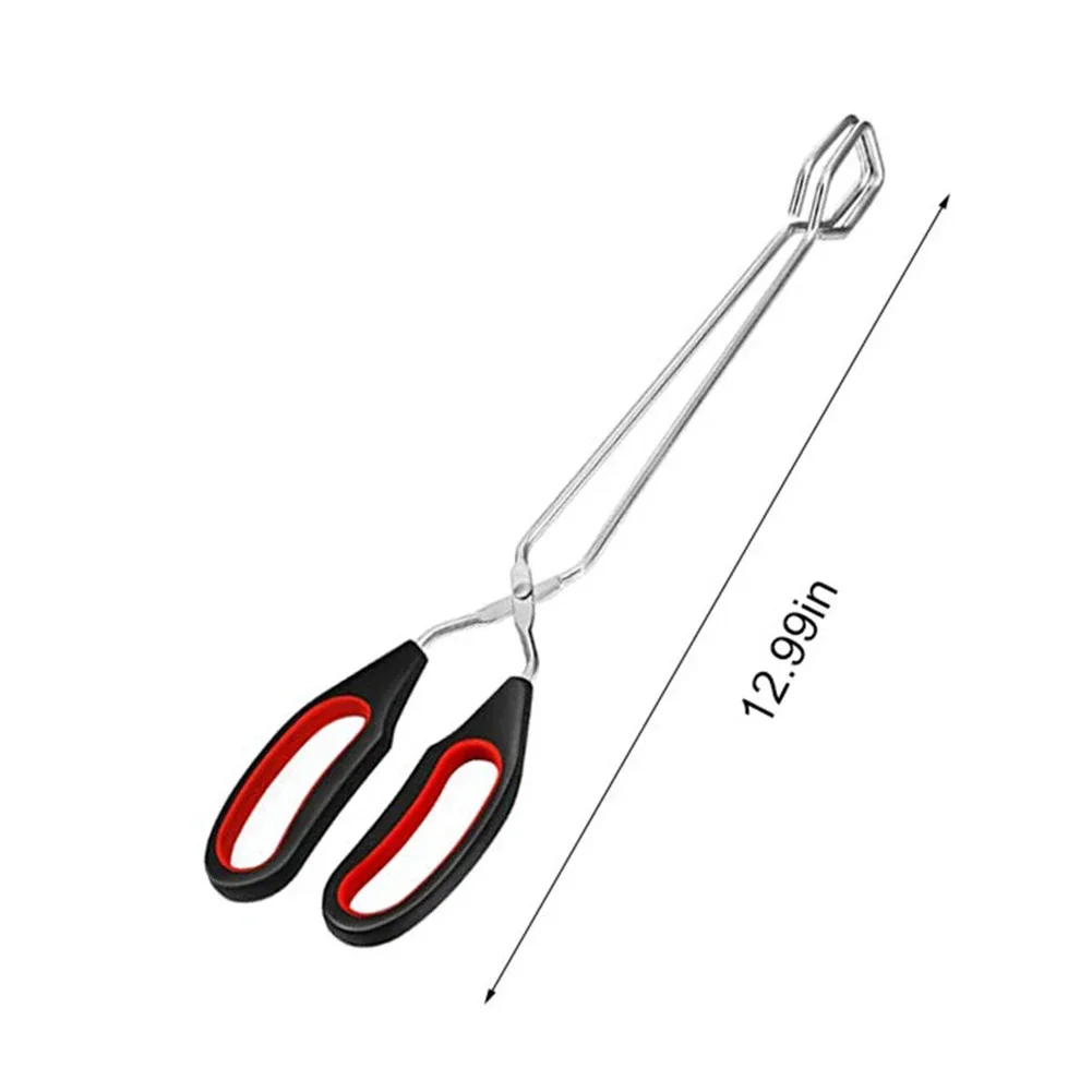 Scissor Bread Tongs Dining Kitchen Charcoal Cooking Extended Food Forceps Food Tong Long Handle Tools Utensils