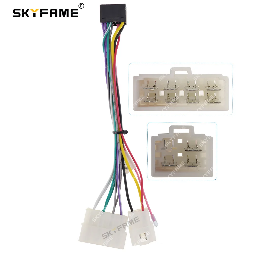 SKYFAME 16Pin Car Wiring Harness Adapter For TATA Mahindra TUV300/XUV500 Scorpio Marazzo KUV 100 THAR bolero