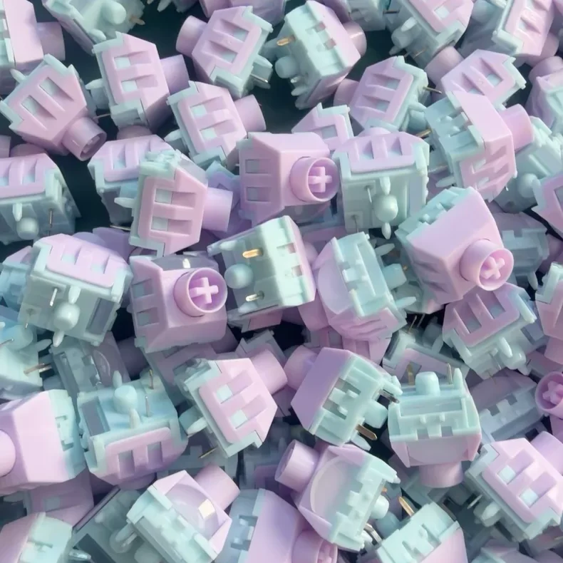 30/60/110pcs Kailh Saker Linear Switches-42g Pre-lubed 5-pin Hot-swappable For Mx Mechanical Keyboard Switch Quick Trigger Game