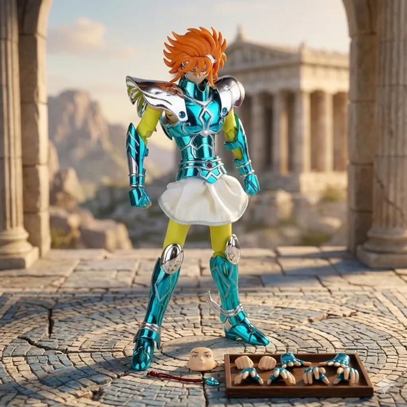 

【Ready Stock】 Saint Seiya CS Model Myth Cloth EX Sky Fighter Angel Icarus Touma Metal Armor Diecast Action Figure Collection