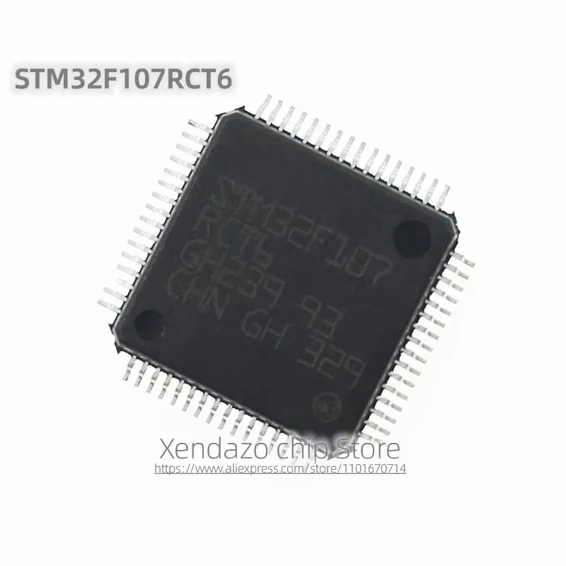 1 Buah/Banyak STM32F107RCT6 STM32F107 RCT6 LQFP-64 Paket Asli Asli Mikrokontroler Chip