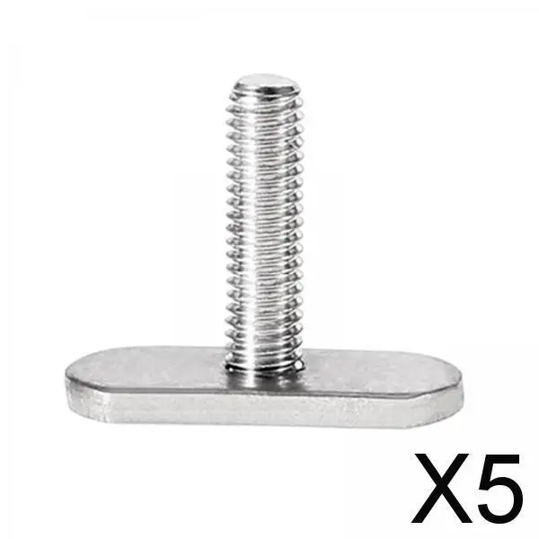 5X Kayak Rail/Track Screw & Nut Stainless Steel Threads for Canoe Boat M6 6mm