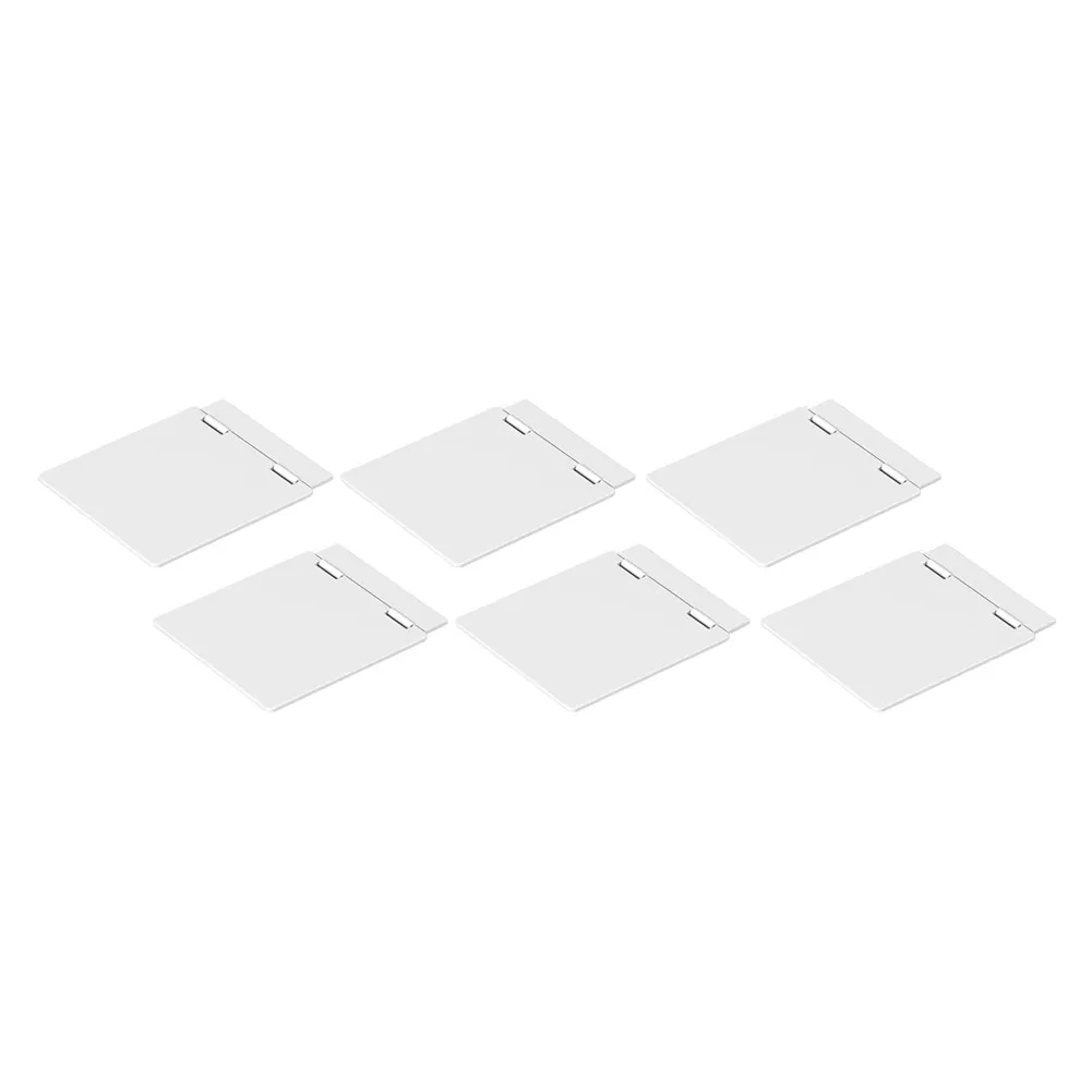 6 Piece for acrylic Cover Set for Wall Mounted Thermostat Panels Including HVAC Underfloor Heating and Bathroom Radiator