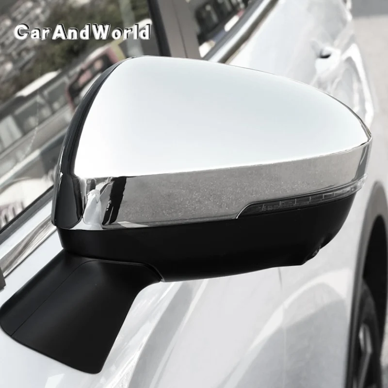 Car Body Side Door Rear View Mirror Cover ABS Chrome Exterior Trims Accessories For Mitsubishi Outlander 2022-2025 - view 2