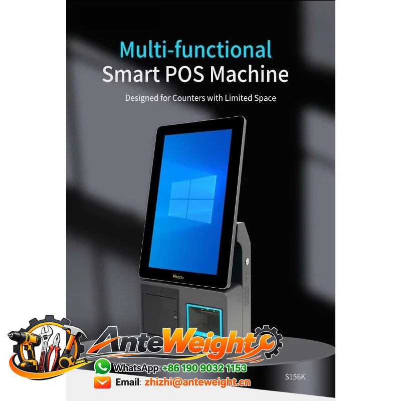 Point of Sale Electronic Cash Register Machines Pos System All-in-one Cashier Self Ordering Payment Kiosk Self Service Cash