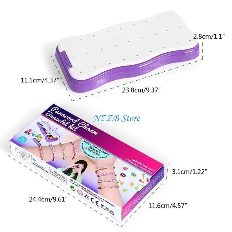 T21F DIY Arte e Artesanato Pulseiras Amizade Fazendo Conjunto DIY Pulseiras Artesanais Crianças Meninas