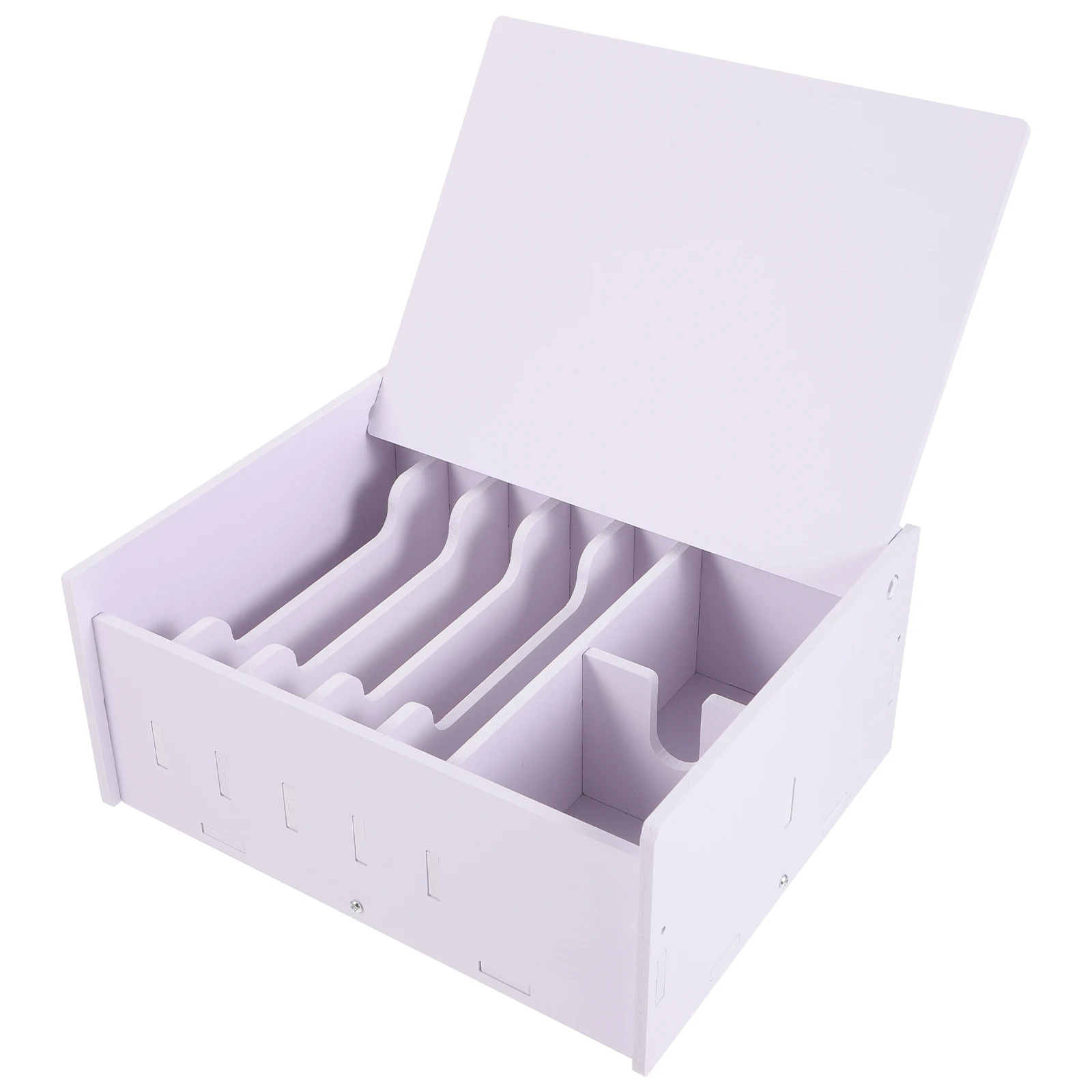 Sturdy Pvc Cash Storage Box Multi Grid Money Organizer Supermarket Coin Holder Portable Money Case For Cashiers Home Use