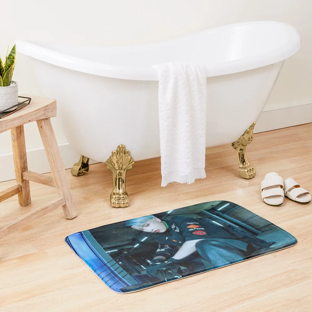 

ATEEZ HONGJOONG "THE WORLD EP.1 : MOVEMENT GUERRILLA" Bath Mat Rug Foot Entrance Doormat Mat